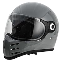 Amazon | RIDEZ X AMA グロス グレイ フルフェイスヘルメット